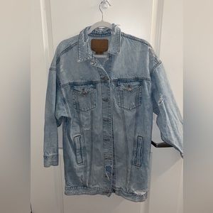 Oversized American Eagle Jean Jacket.